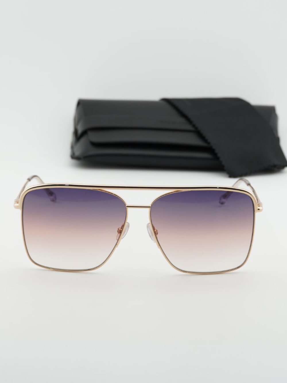 Isabel Marant IM 0118/S 0000 FF Square Sunglasses - Gold/Grey - Picture 5 of 10